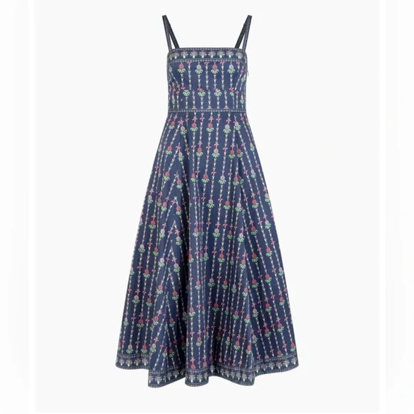 ***SOLD*** Hill House Home Trailing Fern Margot Midi Nap Dress- NWT - Picture 2 of 5